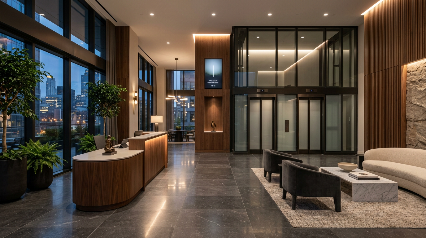 Apartment Lift & Lobby Displays